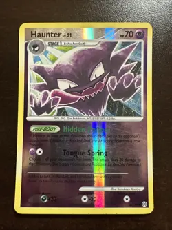 Haunter LV.31 41/99 Reverse Holo MP Pokemon TCG arceus Platinum - Image 1