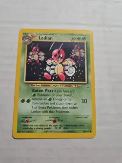 Pokemon Ledian 39/111 N1 Neo Genesis Unlimited - Image 1