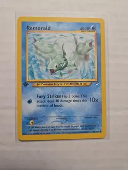 Pokemon Remoraid - Neo Destiny Common 1st Edition 80/105 WOTC TCG - Image 1