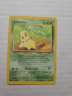 Pokemon TCG Chikorita Neo Genesis 54 Regular Unlimited Common - Image 1