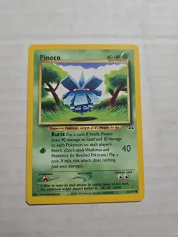 Pineco - 61/75 Neo Discovery - Pokemon TCG - 2001 - Image 1