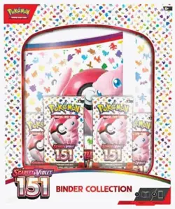 Pokemon Scarlet and Violet 151 Factory Sealed Binder Collection Box - Image 1