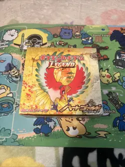 **EMPTY** Japanese Pokemon Legend HeartGold Booster Box (L1) Ho-Oh 1st Ed - Image 3