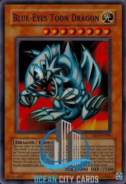 DB1-EN066 Blue-Eyes Toon Dragon Super Rare LP-NM - Image 1