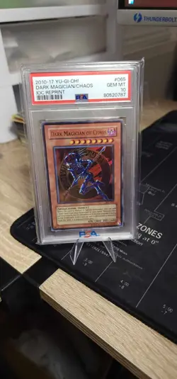 Yugioh TCG Dark Magician of Chaos IOC-065 Unlimited PSA 10 GEM MT IOC Reprint - Image 1