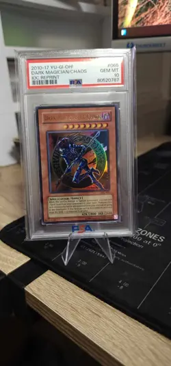 Yugioh TCG Dark Magician of Chaos IOC-065 Unlimited PSA 10 GEM MT IOC Reprint - Image 3