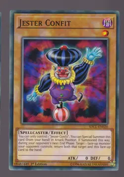 Jester Confit Common Structure Deck: Cyberse Link SDCL-EN020 Yugioh TCG - Image 1