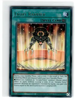 Yu-Gi-Oh! Light Barrier Rare LODT-EN051 Lightly Played Unlimited - Image 1