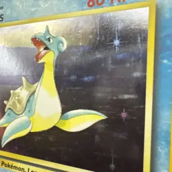 Lapras 10/62 Holo Rare Fossil Pokemon Card LP - Image 4