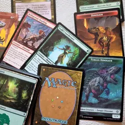 Gishath's DINOSAURS Full Art Tribal Custom COMMANDER Magic Deck. ALL 100 Cards - Image 4