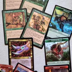 Gishath's DINOSAURS Full Art Tribal Custom COMMANDER Magic Deck. ALL 100 Cards - Image 5