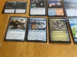Blue MTG Cards Lot Rare Uncommon Land Foil + Commons Magic The Gathering Cards - Image 2