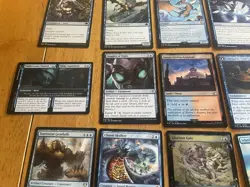 Blue MTG Cards Lot Rare Uncommon Land Foil + Commons Magic The Gathering Cards - Image 3