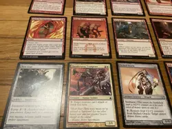 Red MTG Cards Lot *Heavily Played Bulk* - Image 3