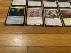 MTG Cards Lot White Rare Uncommon Land Foil + Commons Magic The Gathering Cards - Image 2