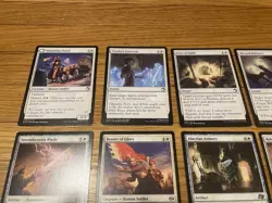 MTG Cards Lot White Rare Uncommon Land Foil + Commons Magic The Gathering Cards - Image 5