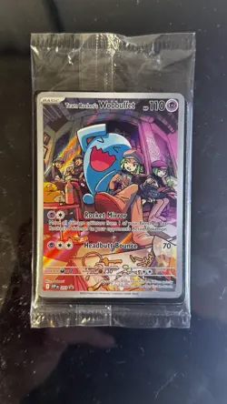 Team Rockets Wobbuffet Promo Card 203 Sealed, Destined Rivals Mint - Image 1