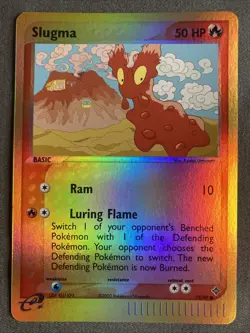 Pokemon TCG: Slugma 72/97 (2003) EX Dragon • Reverse Holo E-reader Series Card - Image 1