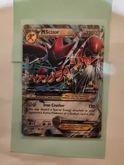 M Scizor EX Mega 77/122 Breakpoint XY Pokemon Card - Image 1