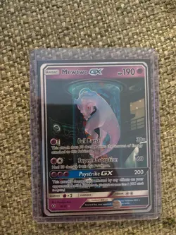 Pokemon English Card Shining Legends Test Tube Mewtwo GX 78/73 Full Art - Image 1