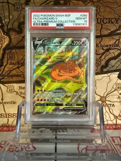 Charizard V SWSH260 Sword & Shield Promo Cards Holo PSA 10 - Image 1