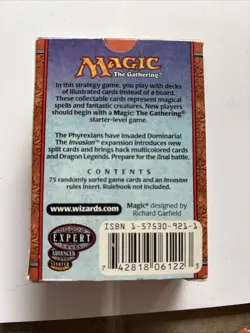 Magic the Gathering Invasion INV Tournament Pack Sealed MTG Mint Card - Image 3