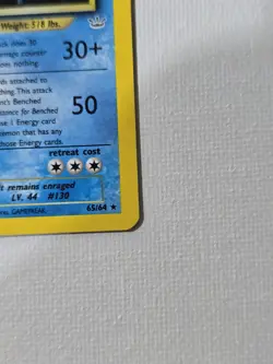 Pokemon TCG Shining Gyarados Holo Neo Revelation Card 65/64 - Image 5