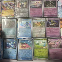 Pokemon Prismatic Evolutions 40 Card Lot - Pokeball/Masterball/Trainer + More B - Image 4
