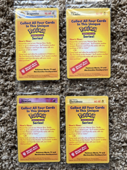 Pokemon The First Movie promo card set, Sealed! Pikachu, Mewtwo, Dragonite, more - Image 1