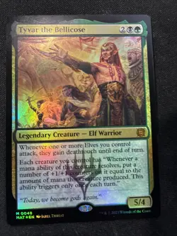 MTG - Tyvar the Bellicose - March of the Machine: The Aftermath FOIL - LP - Image 1