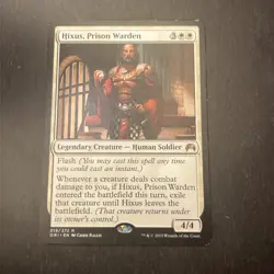 MTG STARTER COMMANDER DECK - Hixus, Prison Warden - Mono White - Image 1