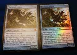 WOTC MtG Scars of Mirrodin Wurmcoil Engine Foil + Basic NM Magic The Gathering - Image 1