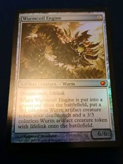 WOTC MtG Scars of Mirrodin Wurmcoil Engine Foil + Basic NM Magic The Gathering - Image 2