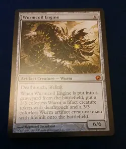 WOTC MtG Scars of Mirrodin Wurmcoil Engine Foil + Basic NM Magic The Gathering - Image 5