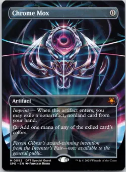 Chrome Mox (Borderless) 92 Special Guests LP MTG - Image 1