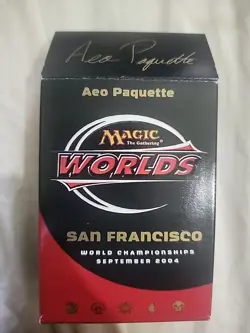 Aeo Paquette MTG Worlds San Francisco World Championship 2004 Signed Deck - Image 1