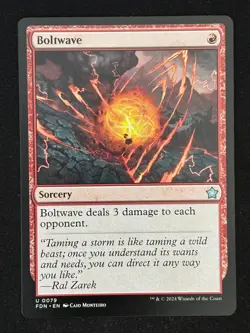 1x MTG Boltwave - Foundations (FDN) #79 - Magic the Gathering - Image 1