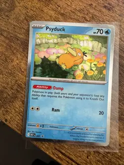 Pokemon Psyduck MEP 007 Mega Evolution Blister Promo with swirl - Image 1
