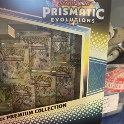 Pokemon Prismatic Evolutions Lucario EX & Tyranitar EX Premium Collection - New - Image 5