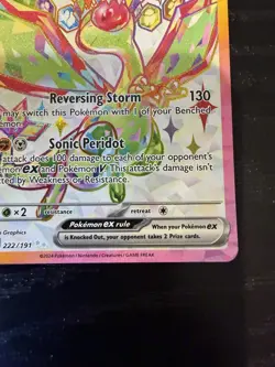 Pokemon TCG Flygon EX 222/191 Ultra Rare, Surging Sparks, Mint Condition￼ - Image 3