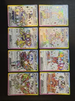 Pokemon TCG Ultra Rare EX Full Arts (Lot Of 8) All NM Condition - Image 1