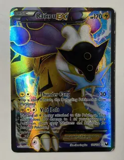Pokemon TCG Raikou EX - Full Art Ultra Rare - Dark Explorers- 105/108 MP *READ* - Image 1