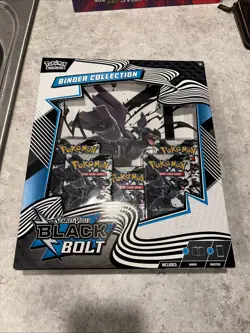 Pokemon TCG Scarlet & Violet 10.5 Black Bolt Binder Collection Box -NEW SEALED - Image 1