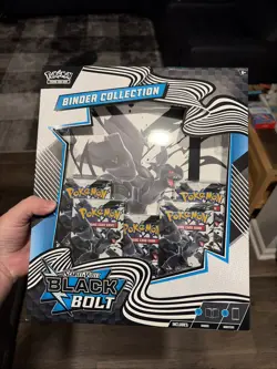 Pokemon TCG Scarlet & Violet 10.5 Black Bolt Binder Collection Box -NEW SEALED - Image 3