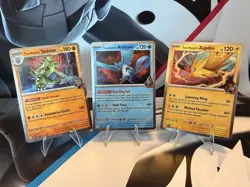 Pokemon TCG Team Rocket’s Zapdos, Articuno, Tyranitar Cosmo Holo Promos - Image 1