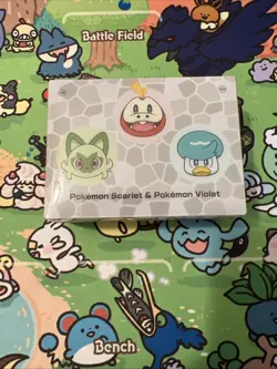 Japanese Pokemon Scarlet & Violet Deck Box Sprigatito Quaxly Fuecoco - Image 2
