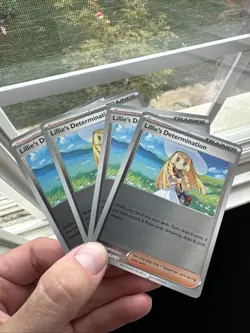 X4 Lillie's Determination (Reverse Holo) 119/132 Uncommon Pokemon Mega Evolution - Image 1