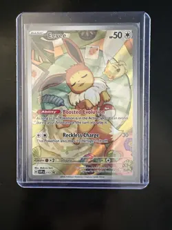 Pokemon Prismatic Evolution Elite Trainer Box Eevee Black Star Promo Card - Image 1