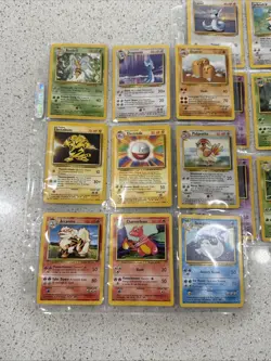 1999 Pokemon Base Set COMPLETE NON HOLO Cards #17-102 Rare NM/LP - Image 2