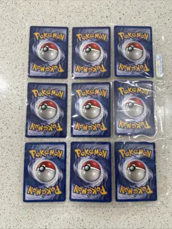 1999 Pokemon Base Set COMPLETE NON HOLO Cards #17-102 Rare NM/LP - Image 3
